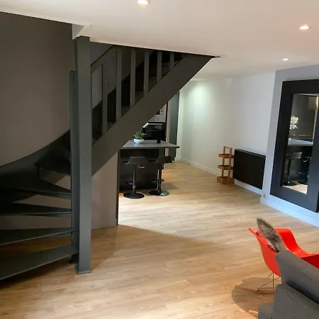 Apartmán La Grande Duplex- Rue Vasselot - Calme - Standing Five Rennes